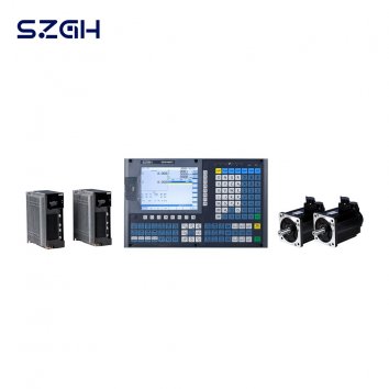 SZGH-880TC 2-6 axis lathe CNC controller is an 8-inch true color LCD display, matched with SZGH's servo motor and driver, SZGH brand can provide overall product solutions.